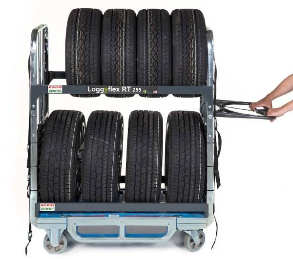 Loggyflex RT 255 Reifenwagen für die mobile Rädervorbereitung