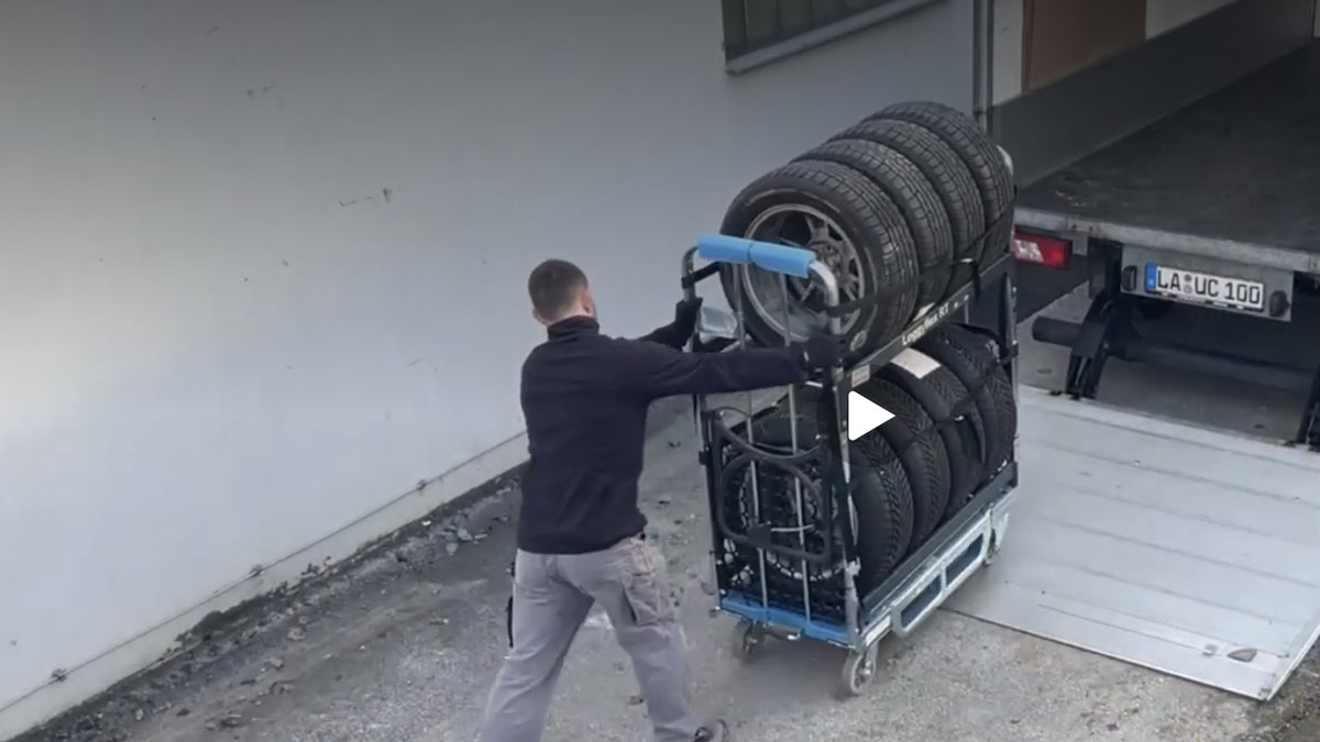 Video-Vorschaubild: Räder transportieren mit dem Loggyflex RT